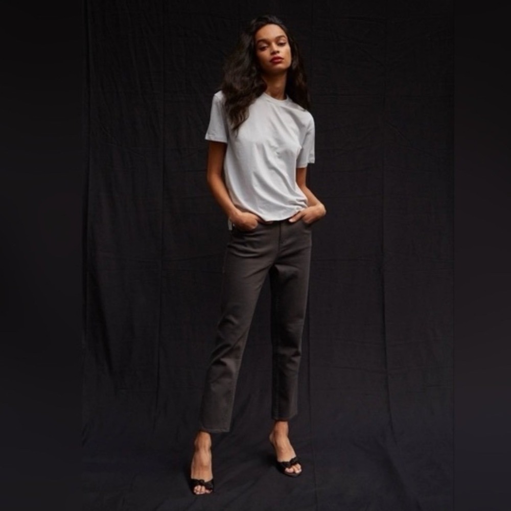 NWT Thakoon Classic Cropped Slate Gray Jeans Size 2